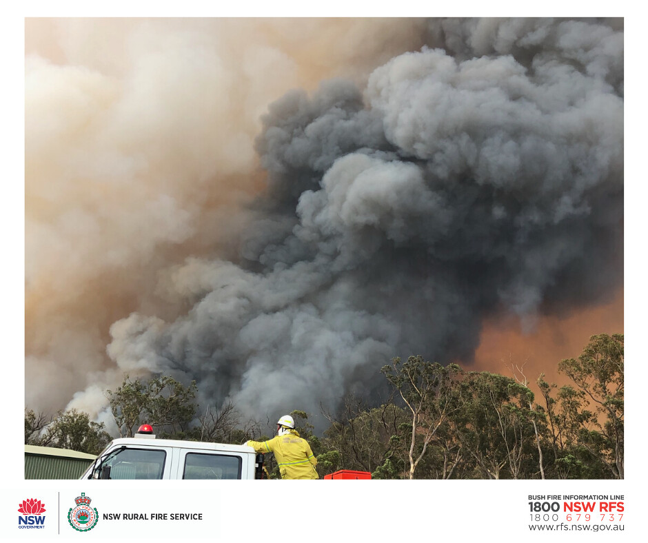 澳洲野火救災畫面